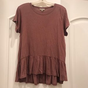 Cute linen Peplum top